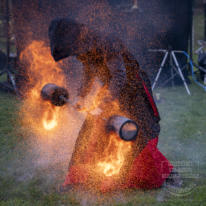 Fotografia Zajazd Szlachecki 2025 r. - pokaz ognia